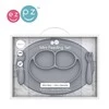 EZPZ Komplet naczyń silikonowych Mini Feeding Set szary