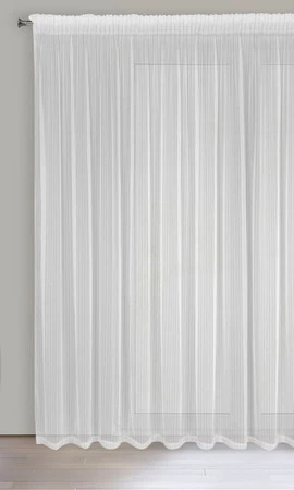 FIRANA GOTOWA NOELIA NA TAŚMIE 300 X 270 CM BIAŁY