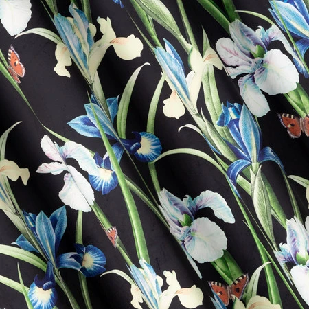 ZASŁONA GOTOWA MAJA 140 X 250 CM CZARNY