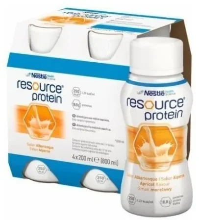 Zestaw 3x RESOURCE Protein smak morela 4 x 200ml