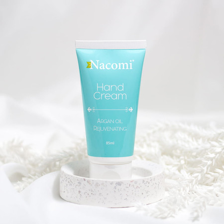 Nacomi Hand Cream Argan Oil Rejuvenating odmładzający krem do rąk z olejem arganowym 85ml