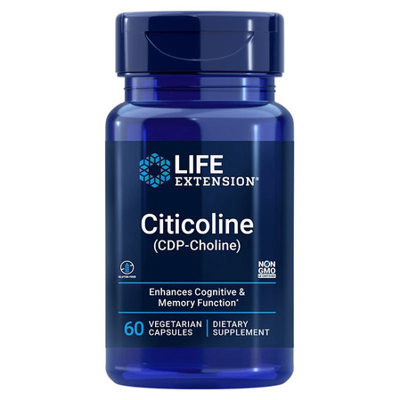 Life Extension Cognizin CDP-Choline Caps - CDP-Cholina 250 mg Cholina 60 kaps.