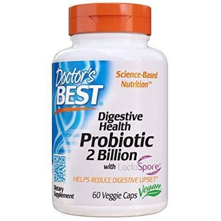  Digestive Health Probiotic with LactoSpore - Probiotyk 2 miliardy CFU (60 kaps.)