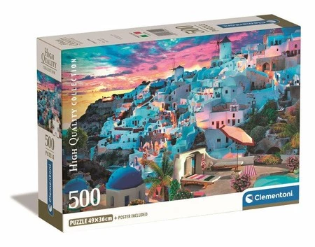 Clementoni Puzzle 500el Compact Greece View. Widok z Grecji 35540