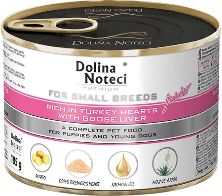 Dolina Noteci Premium Małe Rasy JUNIOR Indyk Gęś 185g