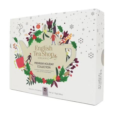 English Tea Shop, Zestaw herbat idealny na prezent, Premium Holiday Collection, 48 saszetek