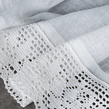 Firana gotowa Lari na Taśmie 150 x 60 cm, Biały