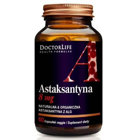 Astaxanthin 7mg naturalna astaksantyna suplement diety 60 kapsułek