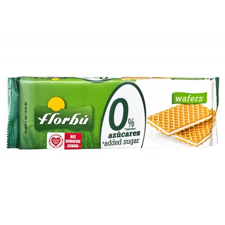 Wafelki nadziewane bez dodatku cukru 160g