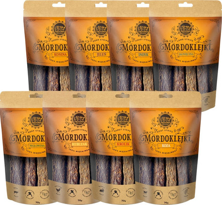 HAPPY SNACKY TRZYPSY Mordoklejki Królik 70g