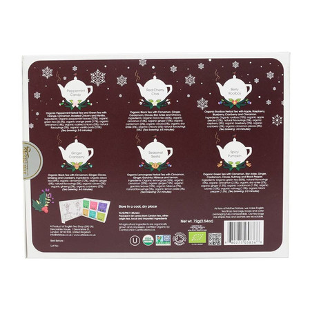English Tea Shop, Zestaw herbat idealny na prezent, Premium Holiday Collection, 48 saszetek