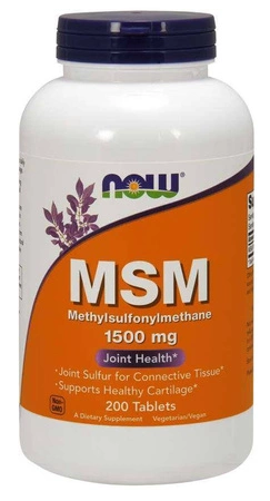 MSM Metylosulfonylometan 1500 mg (200 tabl.)