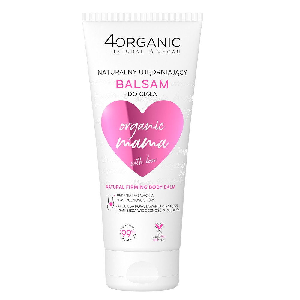 4organic Organic Mama ujędrniający balsam do ciała 200ml - Nabea.pl