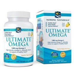 Nordic Naturals Ultimate Omega 640 mg 60 kaps. smak cytryna
