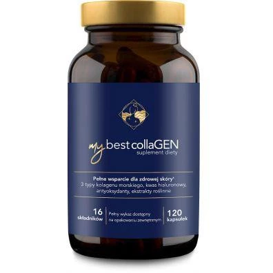 MyBestCollaGEN suplement na wsparcie kondycji skóry 150 kaps.