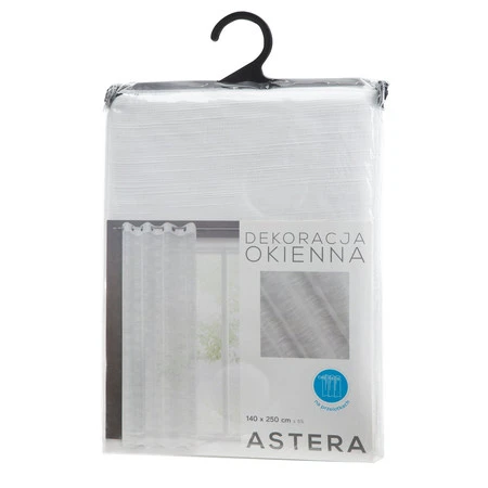 FIRANA GOTOWA ASTERA 140 X 250 CM BIAŁY