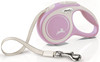 FLEXI NEW COMFORT Smycz taśmowa XS / 3m różowa