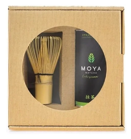 Moya Matcha - zestaw do matchy, miotełka + matcha - 30g