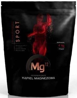 Mg12 Płatki Magnezowe Do Kąpieli Sport 4KgBiszofit