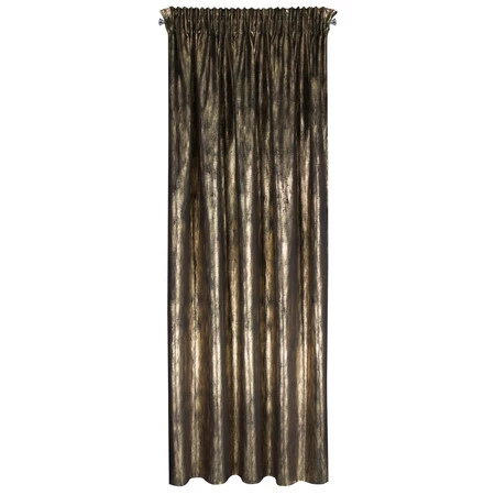 ZASŁONA GOTOWA EMILA NA TAŚMIE 140 X 270 CM CZARNY