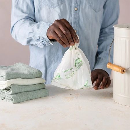 GreenAware, Kompostowalne woreczki na zużyte pieluszki, 30 szt.