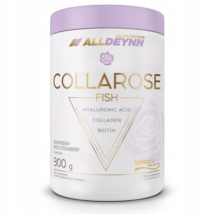 ALLNUTRITION Alldeynn CollaRose fish, smak malina-poziomka 300 g