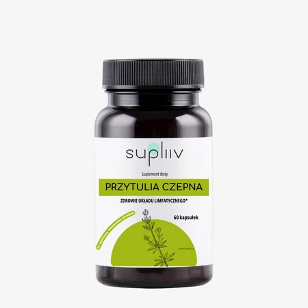 SUPLIIV Przytulia czepna ekstrakt 400mg Wsparcie układu limfatycznego 60 kaps.