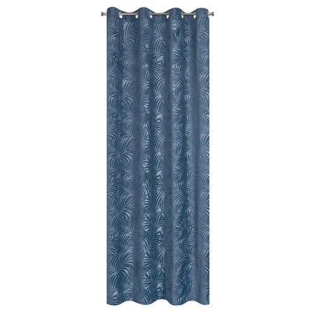 ZASŁONA GOTOWA LIVIA 140 X 250 CM CIEMNONIEBIESKI