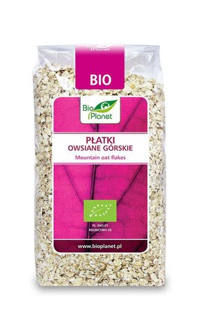 Bio Planet − Płatki owsiane górskie − 300 g