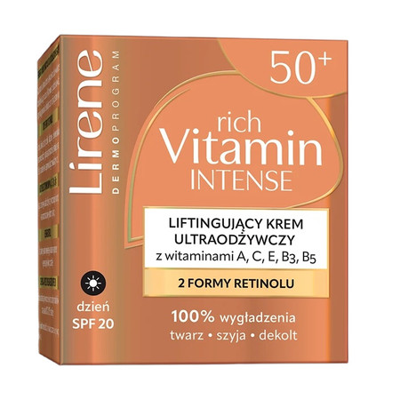 Rich Vitamin Intense liftingujący krem odżywczy na dzień SPF20 50ml
