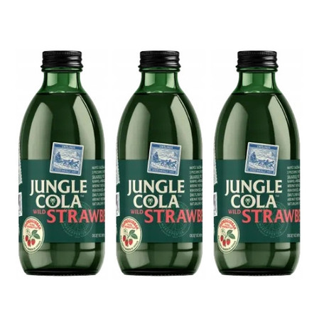Zestaw: 3x Jungle Cola Poziomka 330ml