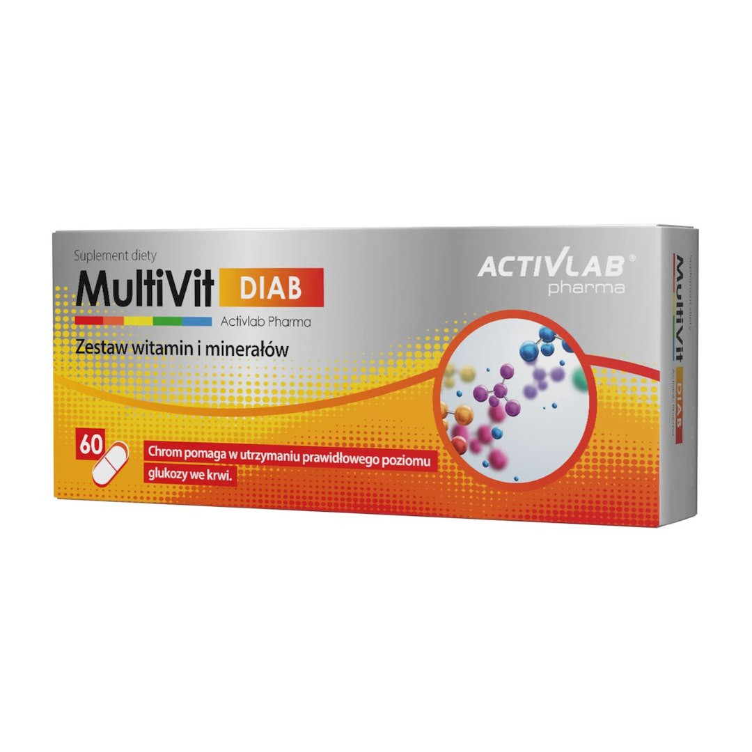 Activlab MultiVit Diab kompleks Witamin 60 kaps. - Nabea.pl