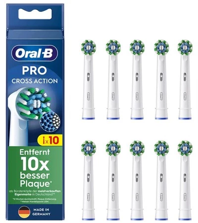 ORAL-B BRAUN KOŃCÓWKI EB50-10 CROSSACTION 