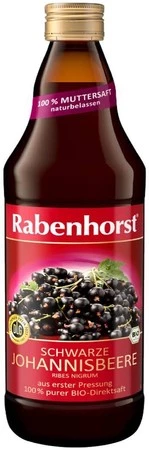 SOK Z CZARNEJ PORZECZKI NFC BIO 750 ml - RABENHORST