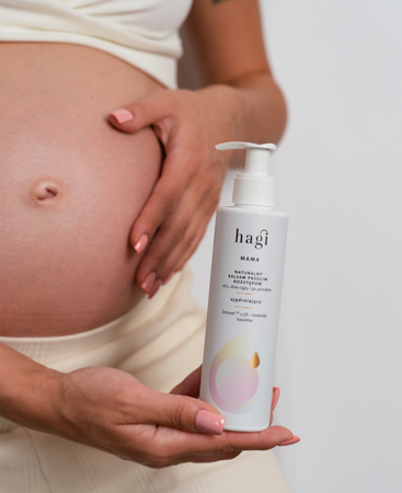 Hagi Mama - Naturalny balsam przeciw rozstępom dla kobiet od 1 dnia ciąży 200 ml