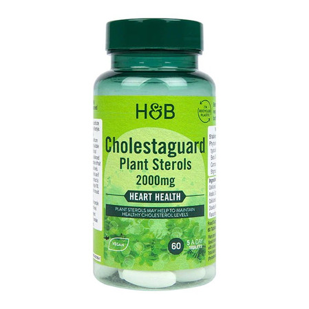 Holland & Barrett CholestaGuard Plant Sterols, 2000 mg na wsparcie w kontroli poziomu cholesterolu 60 tabl.