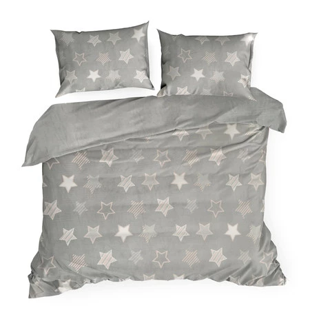 Komplet pościeli Flano 4 200 x, 220 cm, Srebrny