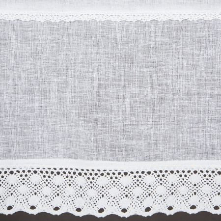 FIRANA GOTOWA LISA NA TAŚMIE 150 X 60 CM BIAŁY