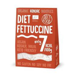 DIET-FOOD Makaron Konfac Shirataki Fettuccine bezglutenowy Bio 385g (300g) 