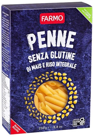 Farmo Makaron penne kukurydziano-ryżowy BEZGL. 250 g