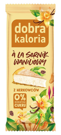 Baton z nerkowców A'la sernik waniliowy bez dod. cukru 35 g