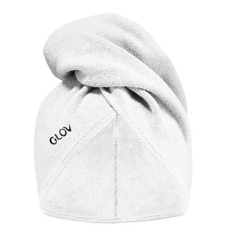 Ultrachłonny pielęgnacyjny turban do włosów White