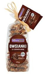 CIASTKA OWSIANKI Z CZEKOLADĄ 175 g - NATURAVENA