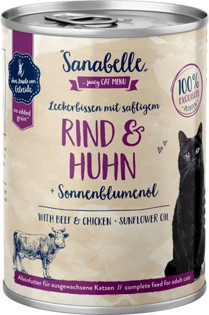 BOSCH Sanabelle Rind / Huhn Wołowina Kurczak 400g