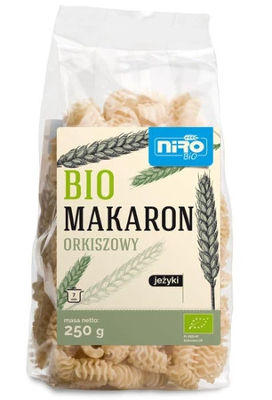 MAKARON (ORKISZOWY) JEŻYKI BIO 250 g - NIRO