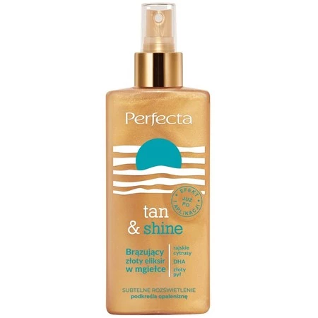 Tan & Shine brązująco-rozświetlająca mgiełka do ciała 150ml