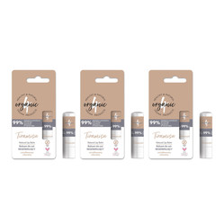Zestaw: 3x 4organic balsam do ust regenerujący Tiramisu 5g