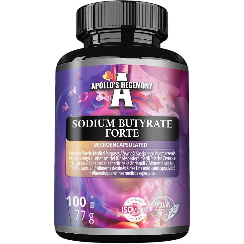 APOLLO'S HEGEMONY Sodium Butyrate Forte 100 kaps. - Nabea.pl