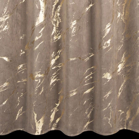 ZASŁONA GOTOWA MOLLY NA TAŚMIE 140 X 270 CM BRĄZOWY