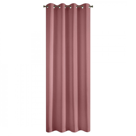 ZASŁONA GOTOWA RITA 140 X 250 CM CIEMNORÓŻOWY